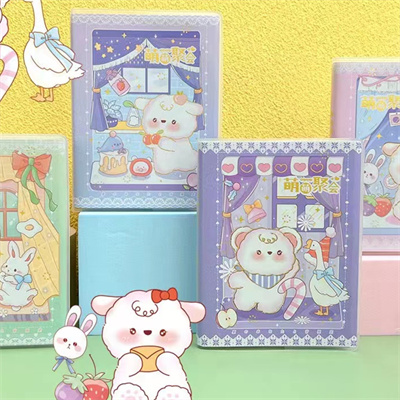 64K076-644德派萬品 萌萌聚會 筆記本 記事本 卡通可愛小本子 384/件六B37-3-2