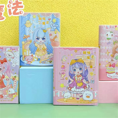 64K076-646德派萬品 甜味魔法 筆記本 記事本 卡通可愛小本子 384/件六B37-3-2