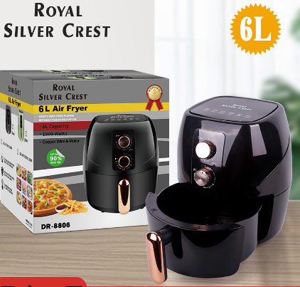 6L Air fryer 外貿(mào)出口歐規(guī)插頭機(jī)械款空氣炸鍋 家用電炸鍋 跨境