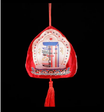 056（大號(hào)）藏傳佛具 藏式八吉祥摩尼寶十相自在熏香粉香包車掛飾品 除異味