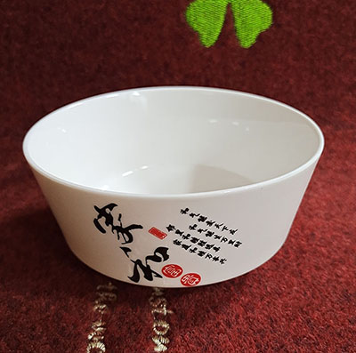 （二級）百款花型隨機(jī)5寸護(hù)邊個性創(chuàng)意陶瓷加厚碗飯碗---運(yùn)輸破損自理無售后