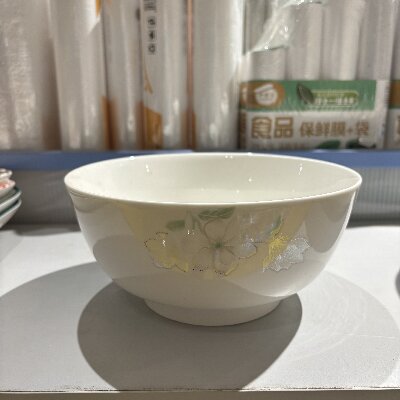 （一等）8寸沙拉碗陶瓷泡面碗韓式創(chuàng)意家用湯碗—茉莉26個(gè)/件六A6-4-1