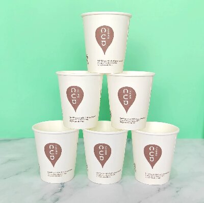 HR-1170一次性紙杯白色加厚熱飲商務(wù)辦公水杯100只裝六2號(hào)ZBJ3-2-3
