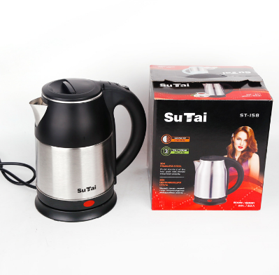 外貿(mào)出口歐規(guī)2L不銹鋼熱水壺2L電熱水壺electric heat kettle