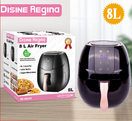 新款空氣炸鍋8L智能款家用電炸鍋外貿出口歐規(guī)英文 air fryer