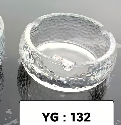 36個(gè)/件（透明色)YG132玻璃歐式辦公室大氣水晶玻璃煙六B17-2-1