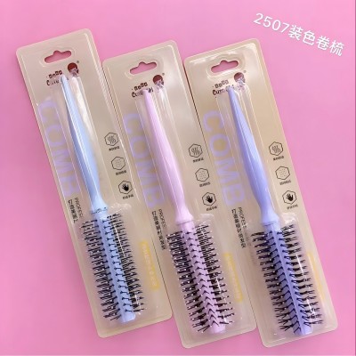 2507撞色吸卡卷發(fā)梳子板梳美發(fā)造型梳六A5-1-3